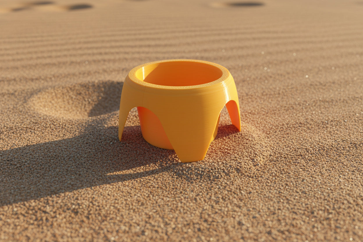3D Printed Sand Drink Holder
