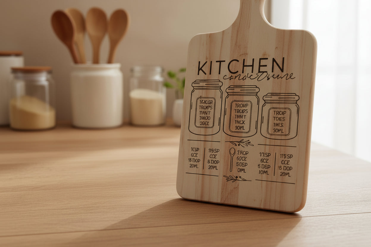 Custom Engraved Cutting Boards – Cherry, Maple, Bamboo & Acacia ...