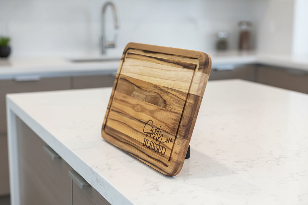 Engraved Cutting Boards – Custom Maple, Walnut & Bamboo Boards