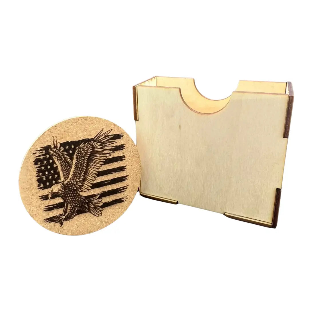 Engraved Cork Coasters – Custom Drinkware Protection with Personalized Style