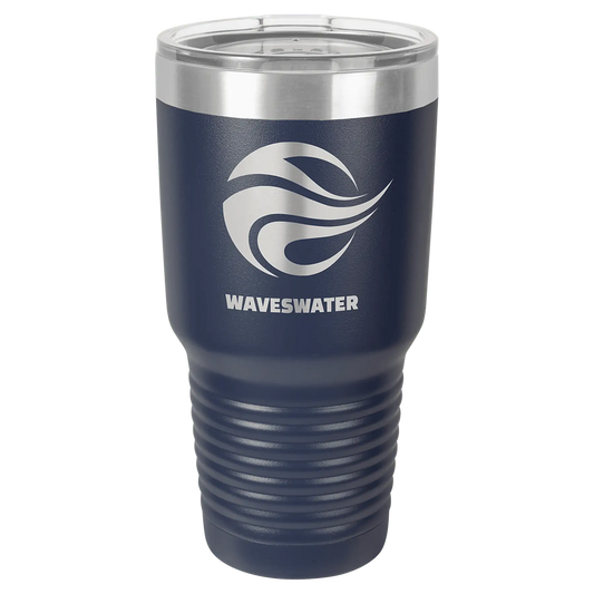 30oz Powder-Coated Tumbler with Lid – Customizable | Magnolia Laser