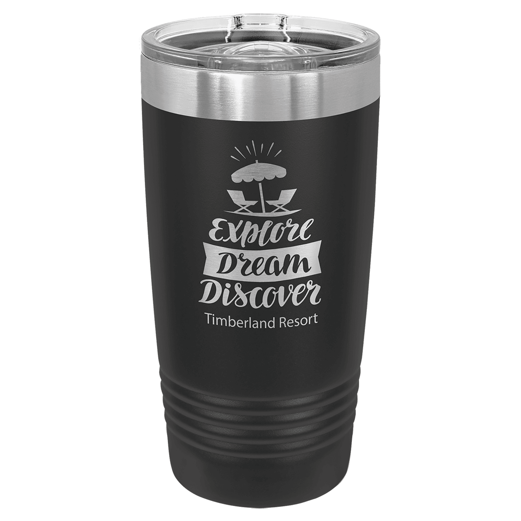 20oz Powder-Coated Tumbler with Lid – Custom Colors | Magnolia Laser