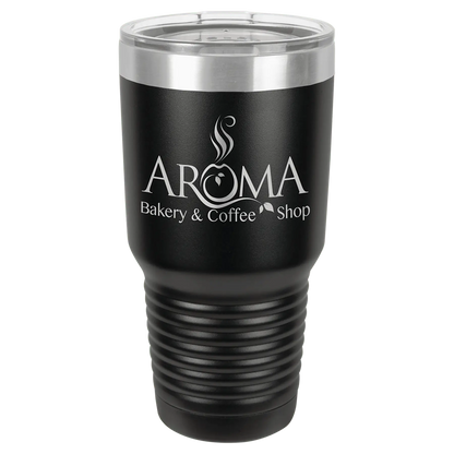 30oz ION-Plated Tumbler with Lid – Customizable | Magnolia Laser
