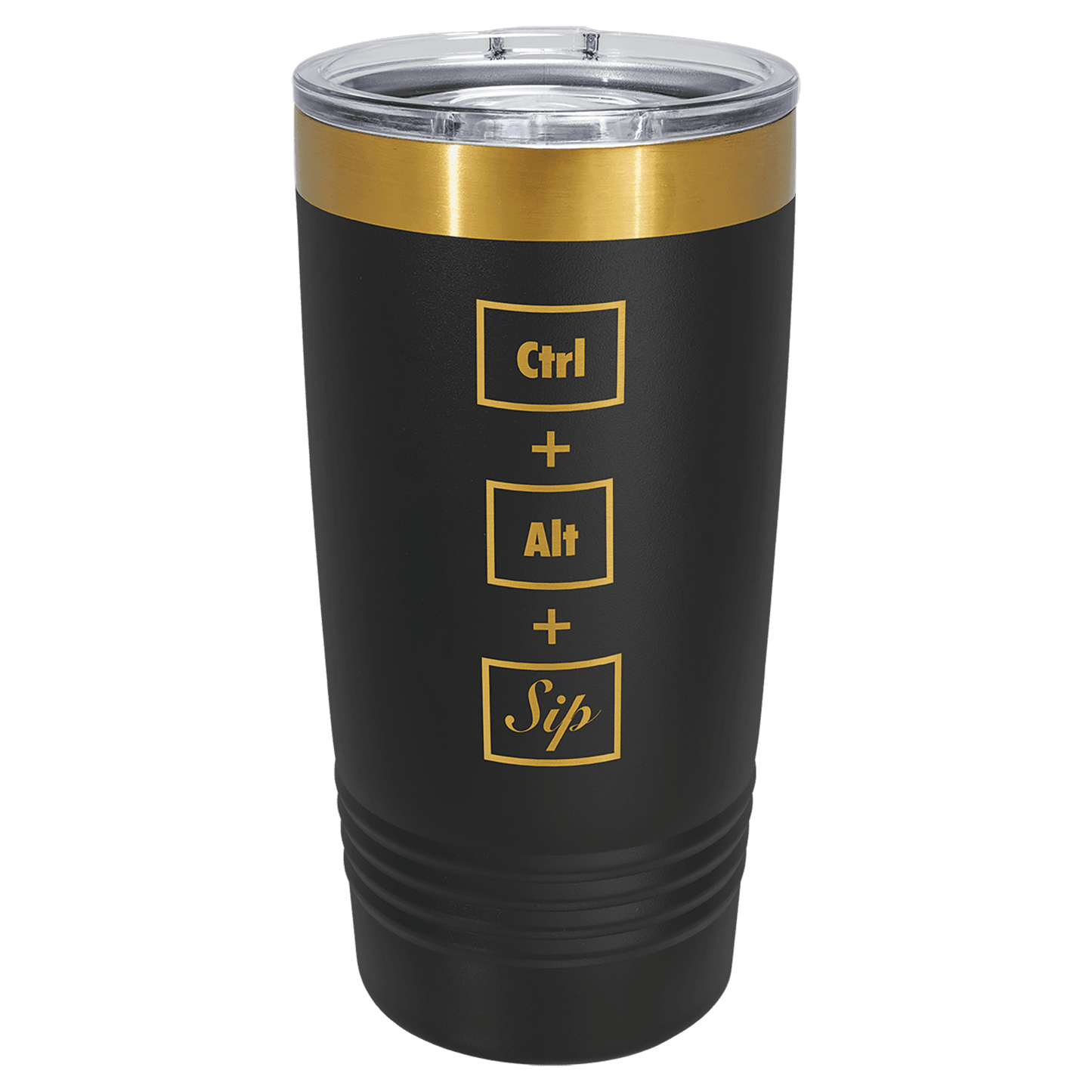 20oz ION-Plated Tumbler with Lid – Custom Laser Engraved | Magnolia Laser