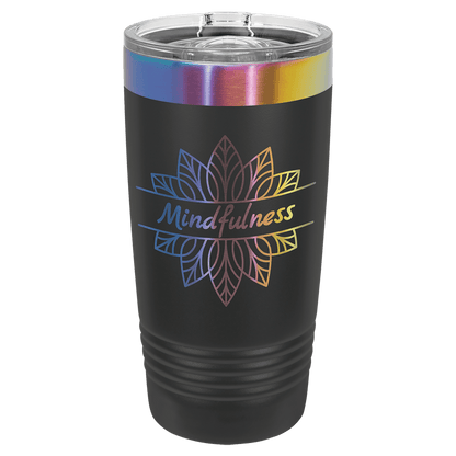 20oz ION-Plated Tumbler with Lid – Custom Laser Engraved | Magnolia Laser
