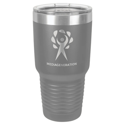 30oz ION-Plated Tumbler with Lid – Customizable | Magnolia Laser