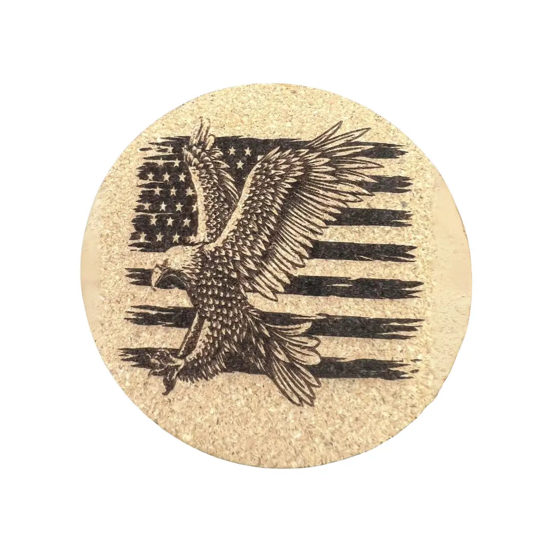 Engraved Cork Coasters – Custom Drinkware Protection with Personalized Style