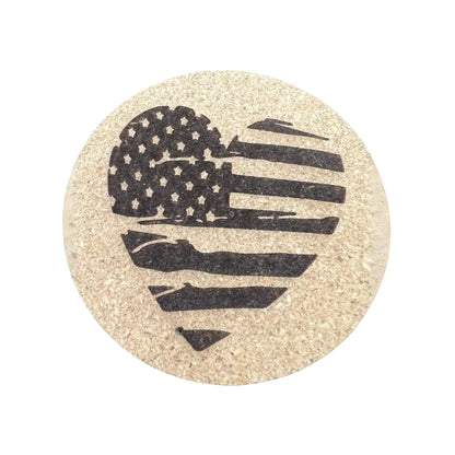 Engraved Cork Coasters – Custom Drinkware Protection with Personalized Style