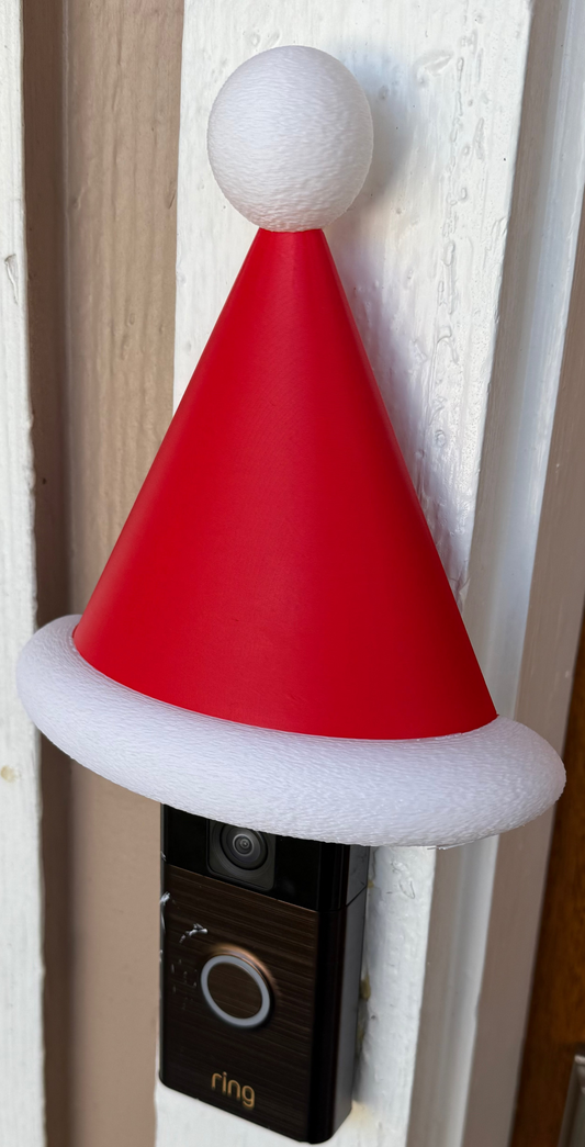 3d Printed Ring Camera Santa Hat
