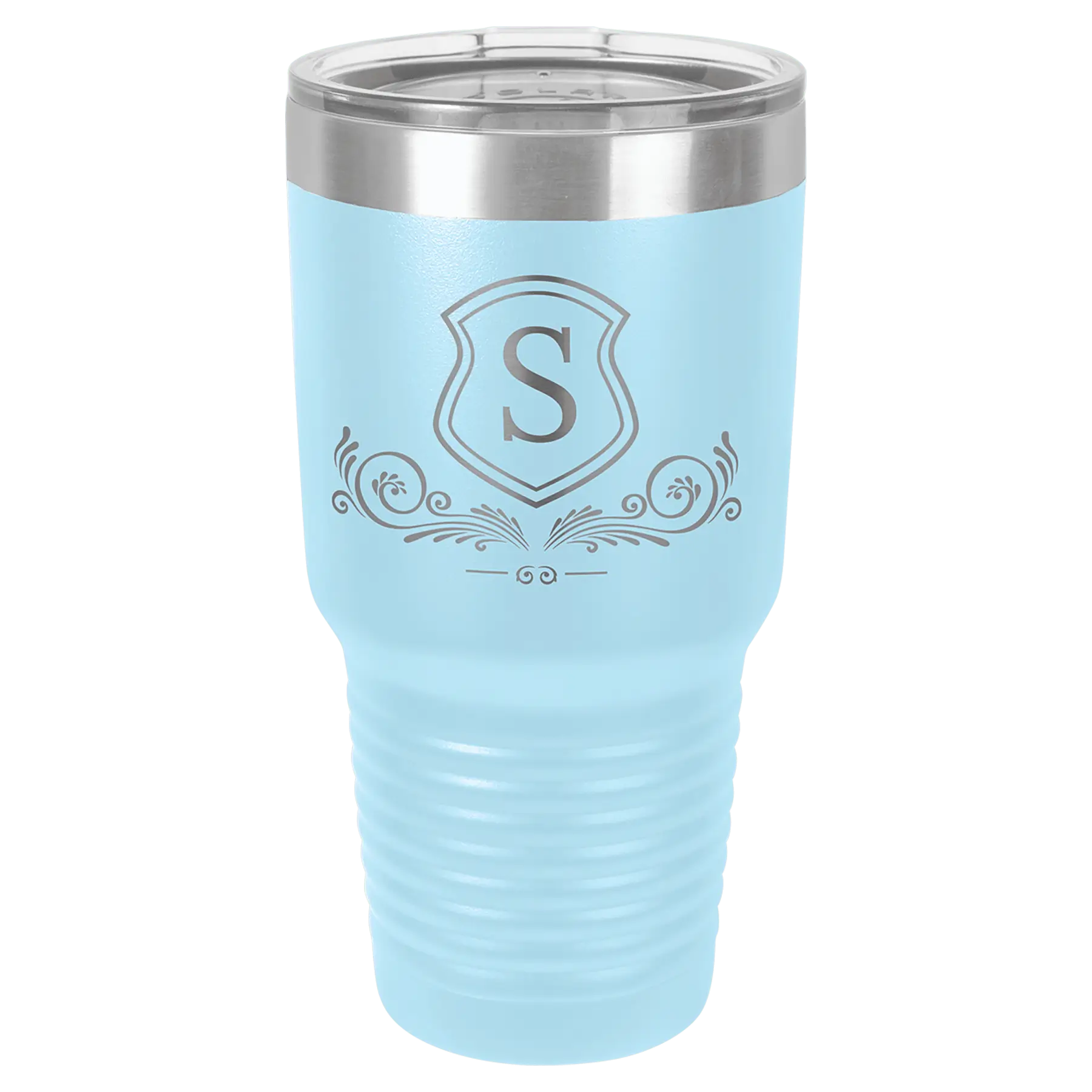 40oz Powder-Coated Tumbler with Lid – Customizable | Magnolia Laser