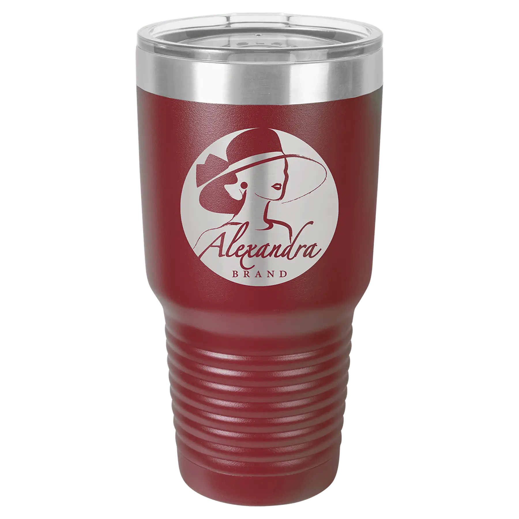 40oz Powder-Coated Tumbler with Lid – Customizable | Magnolia Laser