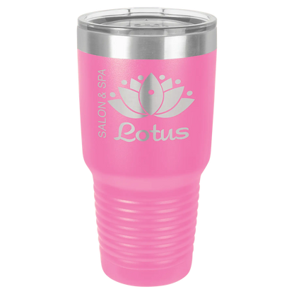30oz ION-Plated Tumbler with Lid – Customizable | Magnolia Laser