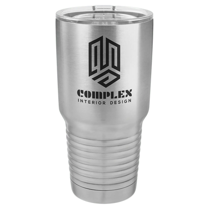 30oz ION-Plated Tumbler with Lid – Customizable | Magnolia Laser