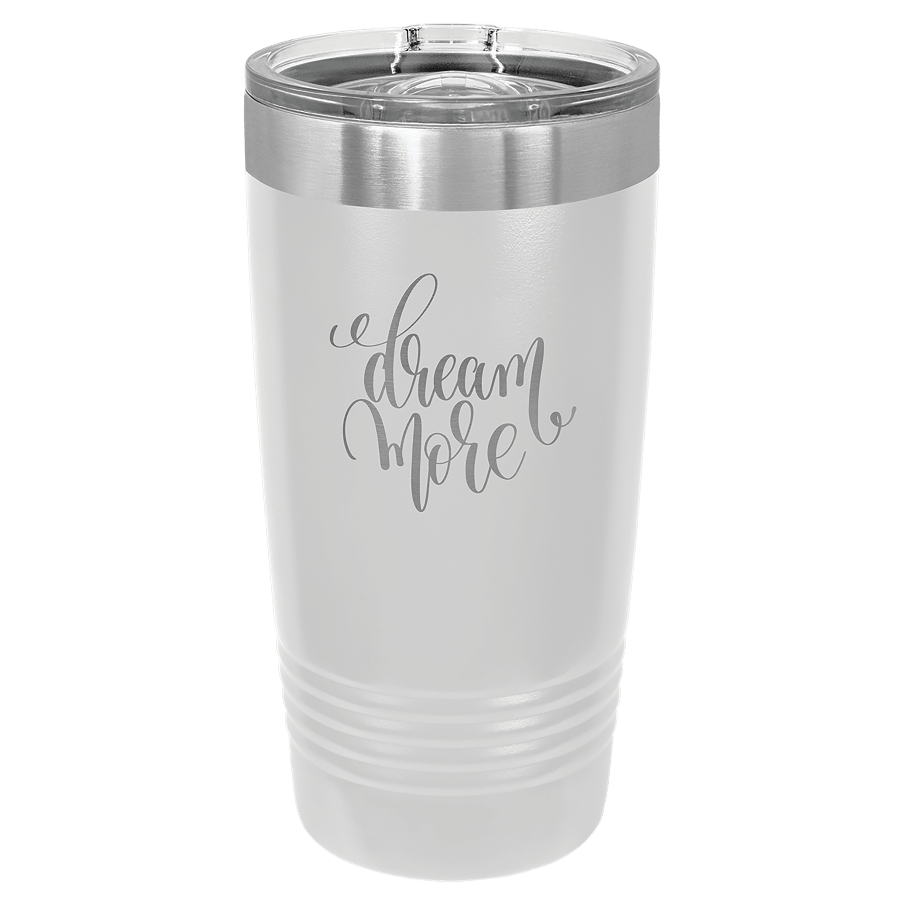 20oz Powder-Coated Tumbler with Lid – Custom Colors | Magnolia Laser
