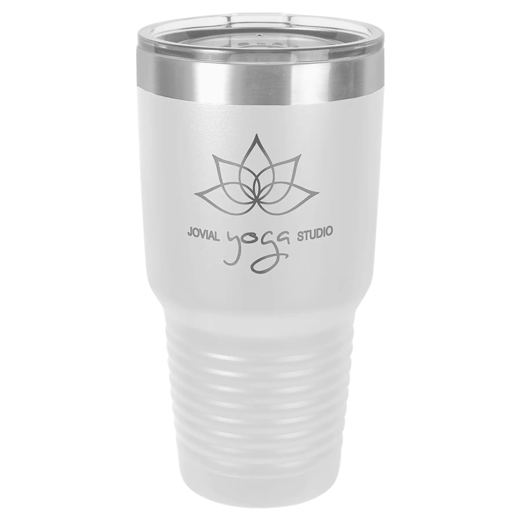 40oz Powder-Coated Tumbler with Lid – Customizable | Magnolia Laser
