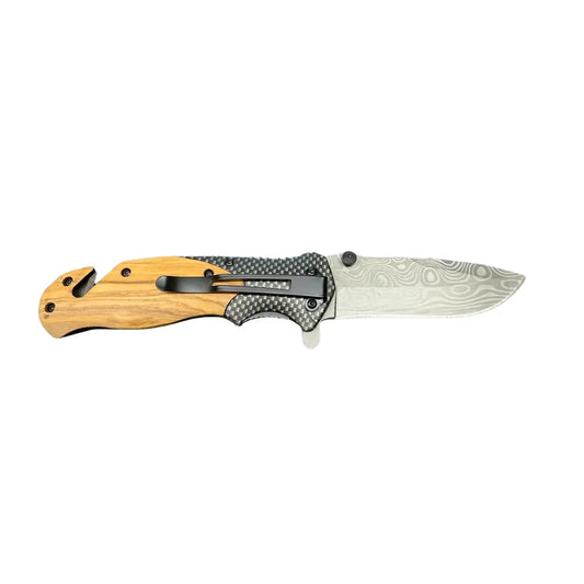 Engraved Wooden Handle Knives | Custom Pocket & Utility Knives