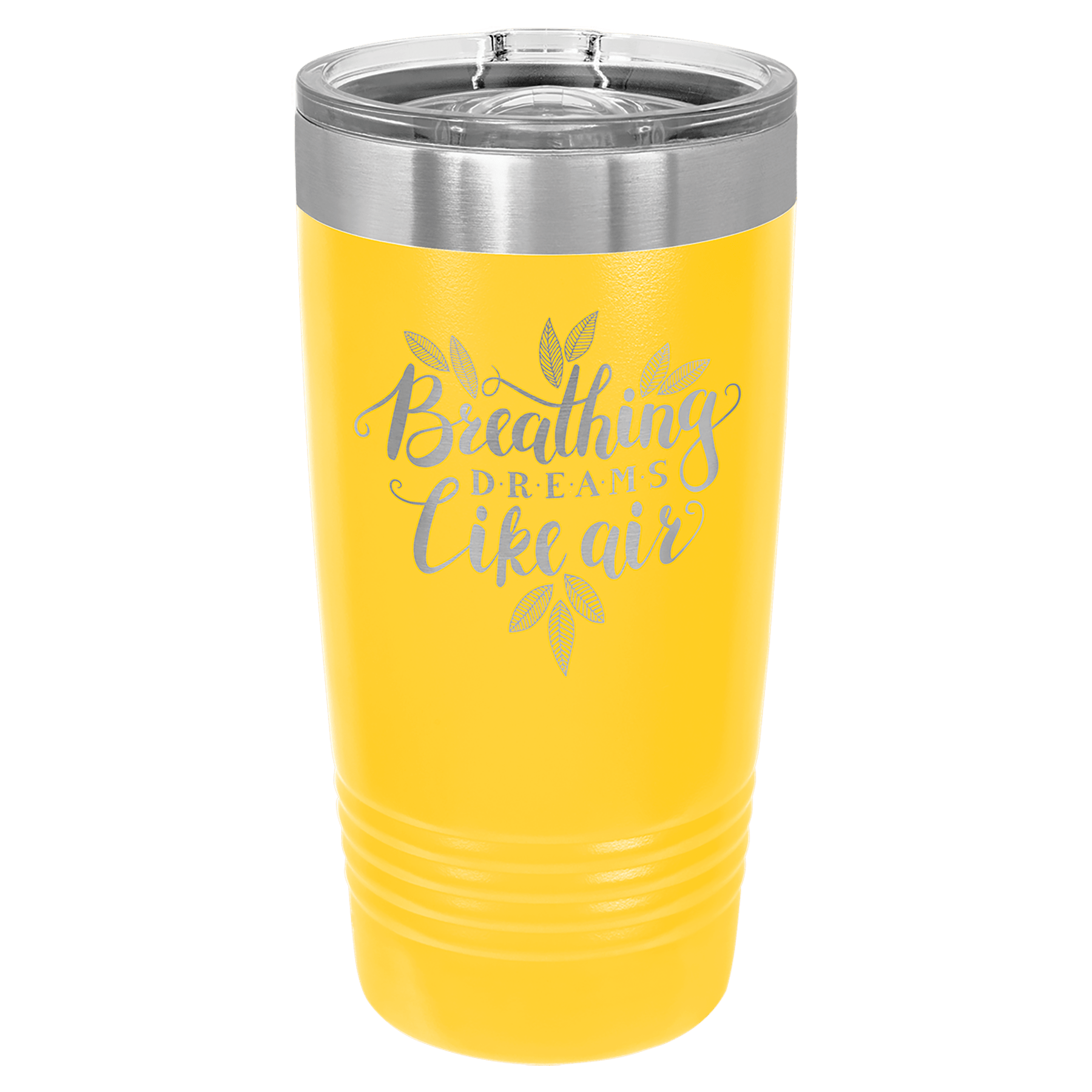 20oz Powder-Coated Tumbler with Lid – Custom Colors | Magnolia Laser