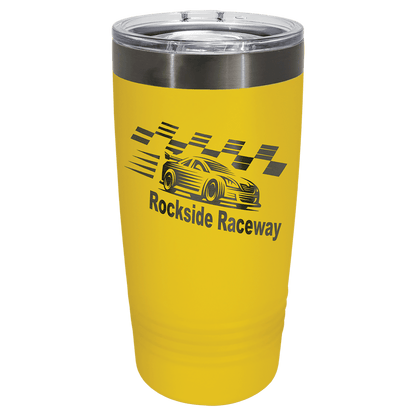 20oz ION-Plated Tumbler with Lid – Custom Laser Engraved | Magnolia Laser